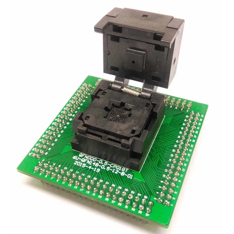 

IC550-0364-016-G Programming Socket QFN36 MLF36 IC Test Socket Pitch 0.5mm Clamshell Chip Size 6*6 Flash Adapter Burn in Socket