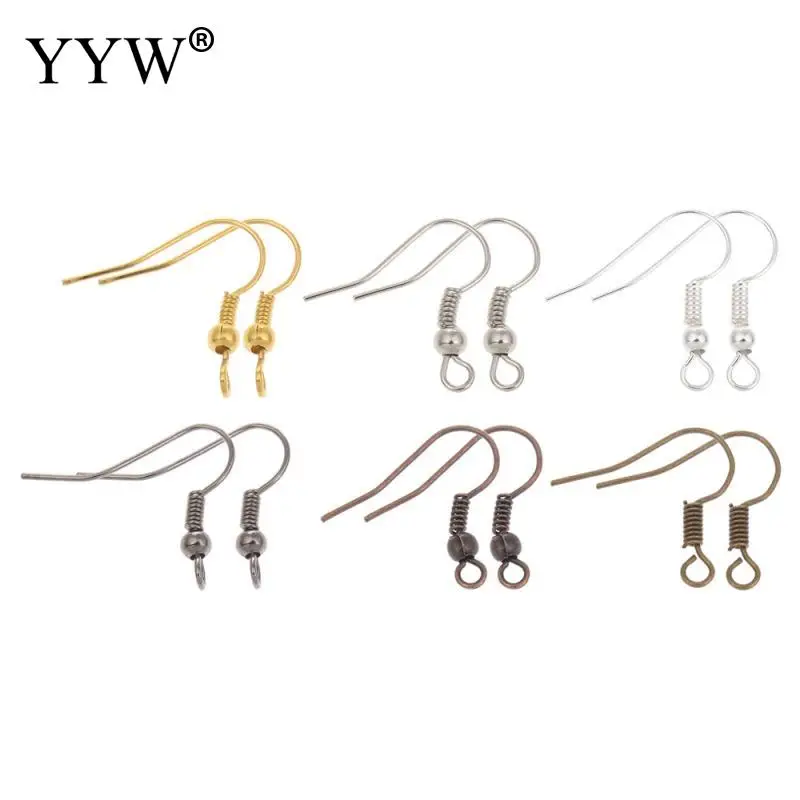 

DIY Earring Findings Earrings Clasps Hooks Fittings DIY Jewelry Making Accessories Plated Iron Hook Earwire Jewelry