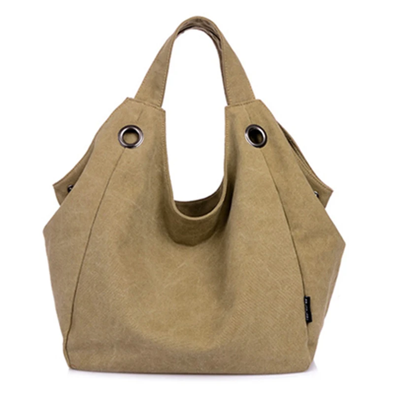 Women Canvas Hobo Handbag /& Shoulder Shopping Bag