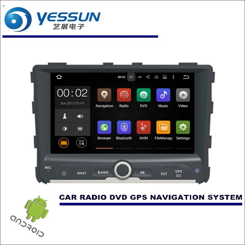 

YESSUN Car Multimedia Navigation For SsangYong Rexton / Rodius / Stavic - GPS Player Navi Radio Stereo Wince / Android NO CD DVD