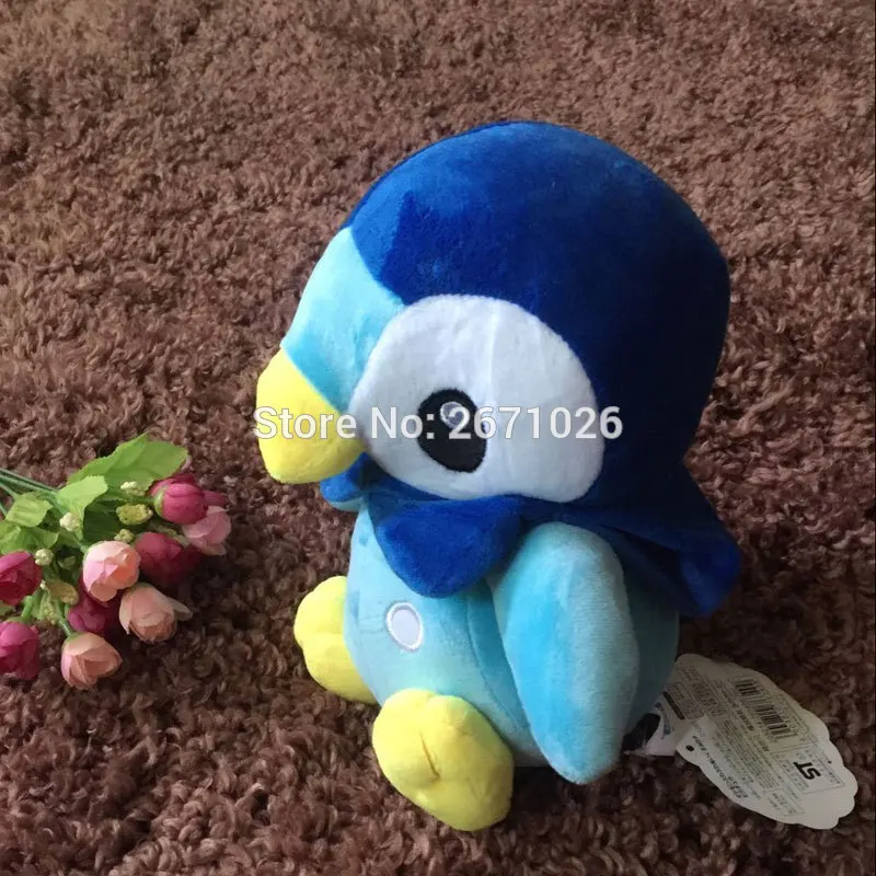 8''And 10 ''карман Piplup плюшевые игрушки животных Мягкая кукла для детей подарок