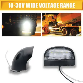 

1pc 10-30V LED Number License Plate Rear Light For Trailer Truck Caravan Lorry Van