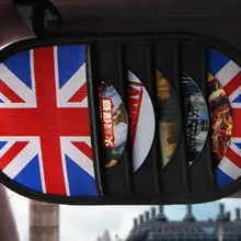 Диск CD DVD держатель солнцезащитный козырек держатель для хранения Авто Организатор Чехол Организатор бумажник клип грузовик черный, бежевый, серый