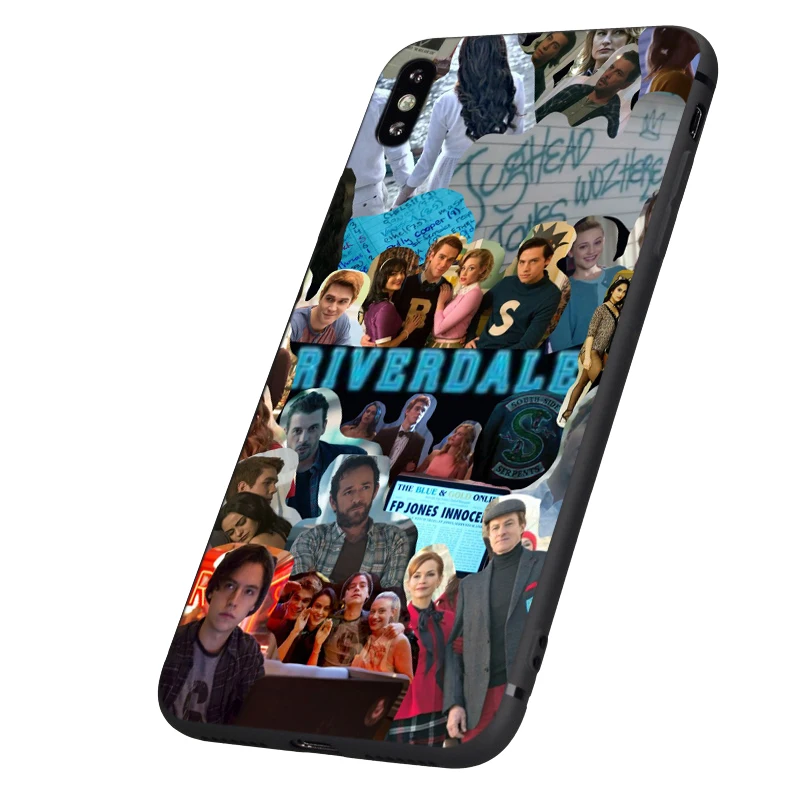 Черный чехол из ТПУ для iphone 5 5s se 6 6s 7 8 plus x 10 силиконовый XR XS MAX Riverdale pop's south side