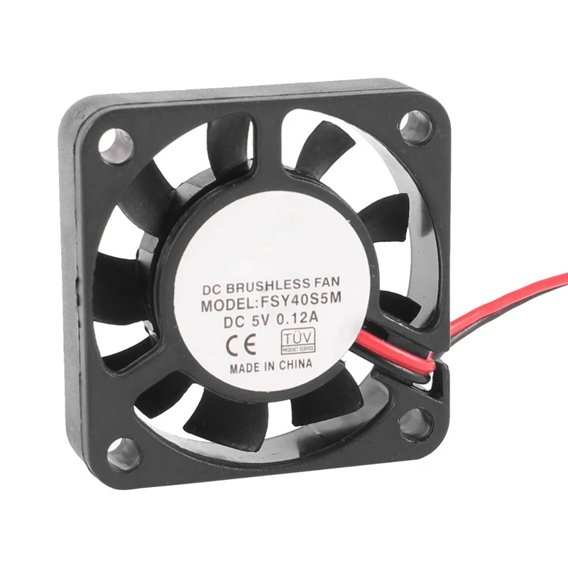 

40mm x 10mm 0.12A 2Pin 5V DC Brushless Sleeve Bearing Cooling Fan