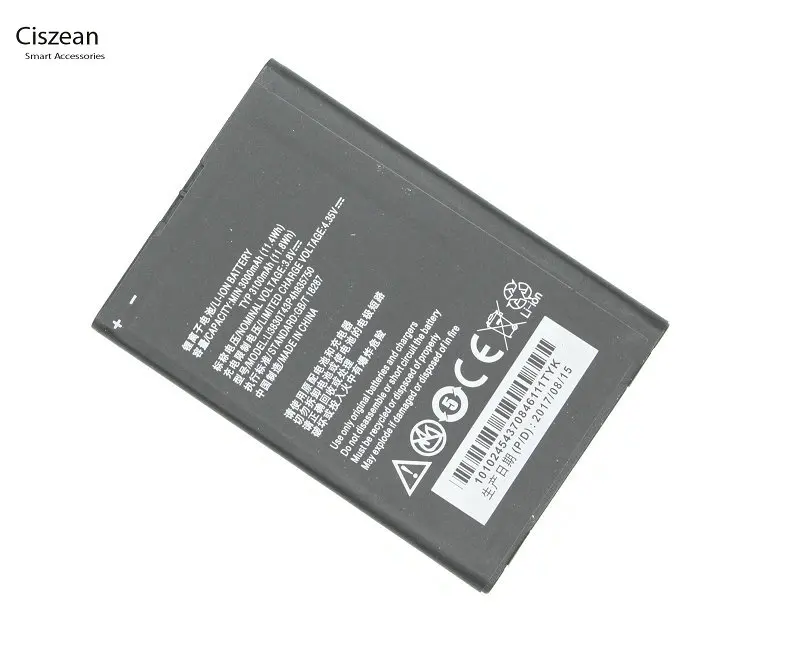 Ciszean 5x Li3830T43P4h835750 3000mAh 11.4Wh Mobile Cell Phone