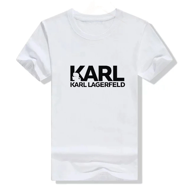 

2019Summer Short Sleeve T-shirt New Arrivel Pullover Women/men Outwear Summer T-shirt Karl Costume Designer Printed