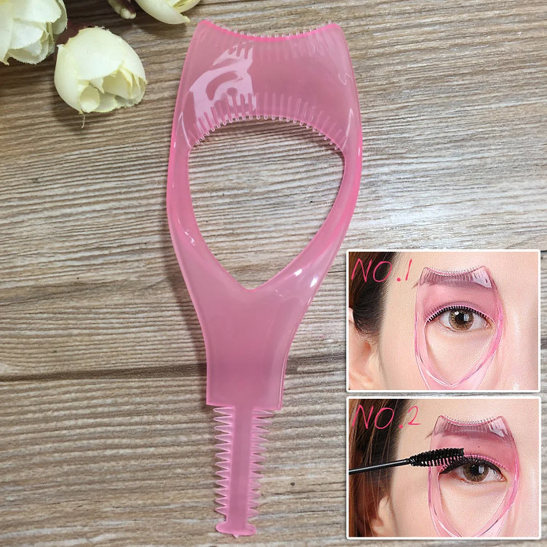 

Eyelash curler plastic mascara applicator eyelashes eyelash curler comb curve eyelash curler makeup tools makeup accessories