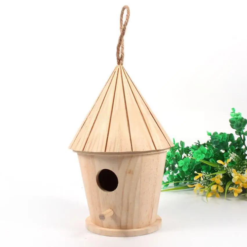 Домик-гнездо птичий ящик деревянный птичий Домик гнездо креативное настенное уличное скворечник деревянная коробка дропшиппинг Птичий дом 14x8,5 см