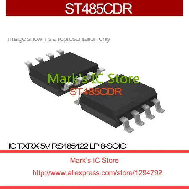 ST485CDR IC TXRX 5V RS485422 LP 8 SOIC ST485CD 485 ST485 485C ST48 ...