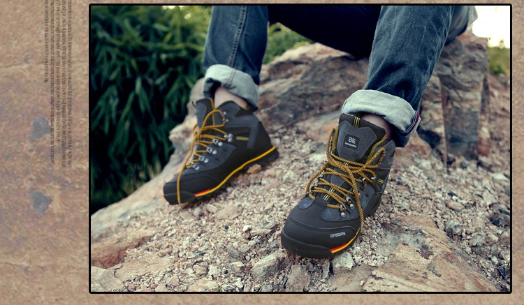Мужская обувь для пешего туризма, водонепроницаемая кожаная обувь, обувь для альпинизма и рыбалки, новая популярная Уличная обувь, спортивная тактическая походная обувь