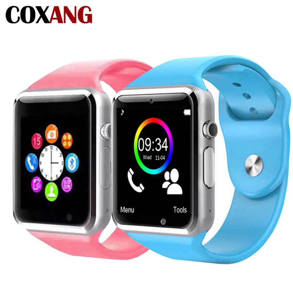 Tanie COXANG A1 inteligentny zegarek dla dzieci dzieci dziecko 2G karta Sim Dail zadzwoń zegarek telefon ekran dotykowy wodoodporny inteligentny zegar Smartwatches