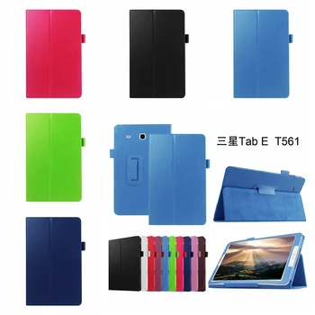 

Tablet Bag Case for Samsung Galaxy Tab E 9.6 T560 T561 Slim Folding Flip Holder Cover Leather Case for Samsung Tab E T560 Fundas