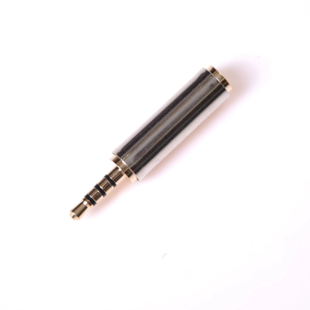 1pcs Connector Gold 2.5 Mm Male To 3.5 Female Audio Stereo Adapter Plug Converter Headphone Jack | Обустройство дома