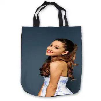 

Custom Canvas Ariana-Grande- (1) Tote Hand Bags Shopping Bag Casual Beach HandBags Foldable 180911-02-70