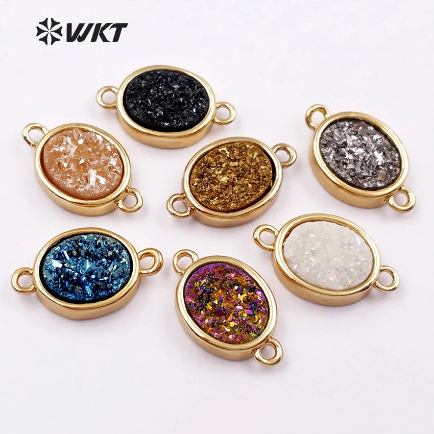 WT C238 NEW ARRIVALS!Fashion jewelry connectors oval shape pendant