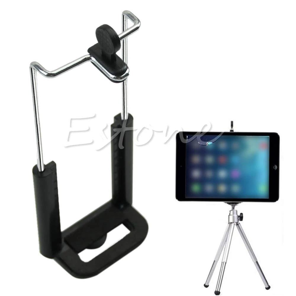 1/4 Screw Clip Bracket Mount Holder To Camera Tripod For IPad 8 Inch Tablet PC Stands Brand New