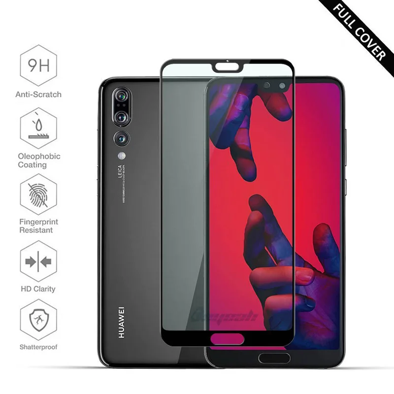 

9H Explosion-proof Tempered Glass For Huawei P20 Pro Full Coverage Film Screen Protector For HUAWEI P20 Lite Nova 3e Sklo Gold