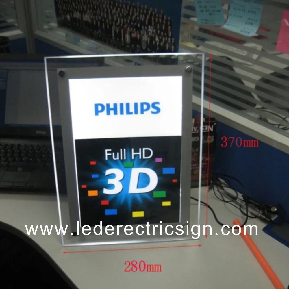 acrylic sheet led signboard light boxin Advertising Lights from Lights & Lighting on Aliexpress