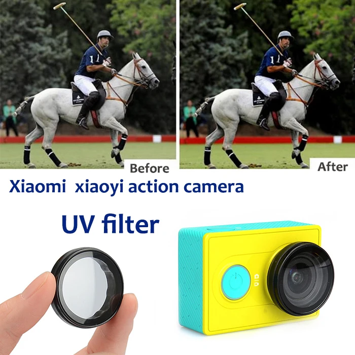 New Xiaoyi UV Filter For Xiaomi yi Camera Lens Protector Camera UV