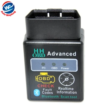 

2015 HH OBD MINI ELM327 v1.5 Black Bluetooth OBD2 Car CAN Wireless Adapter Scanner TORQUE ANDROID Free Shipping