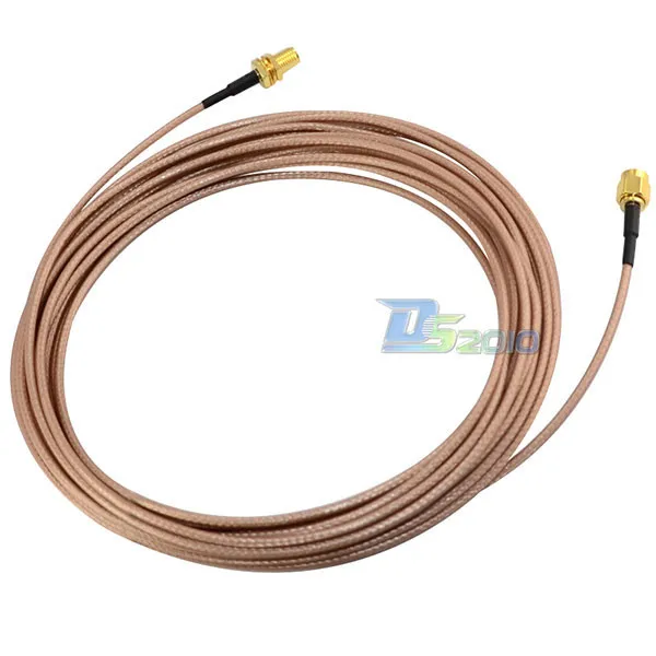 Высокая Quality6m SMA штекер к женскому гайка Перемычка RF коаксиальный кабель-удлинитель гибкий кабель RG316