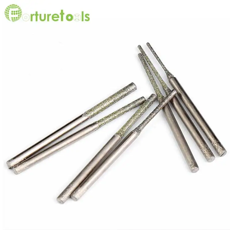 35pcs mini drill set electroplated diamond drill bit set dremel drill for jade glass Dia0.8/1.0/1.2/1.5/1.8/2.0/2.5mm TZ04
