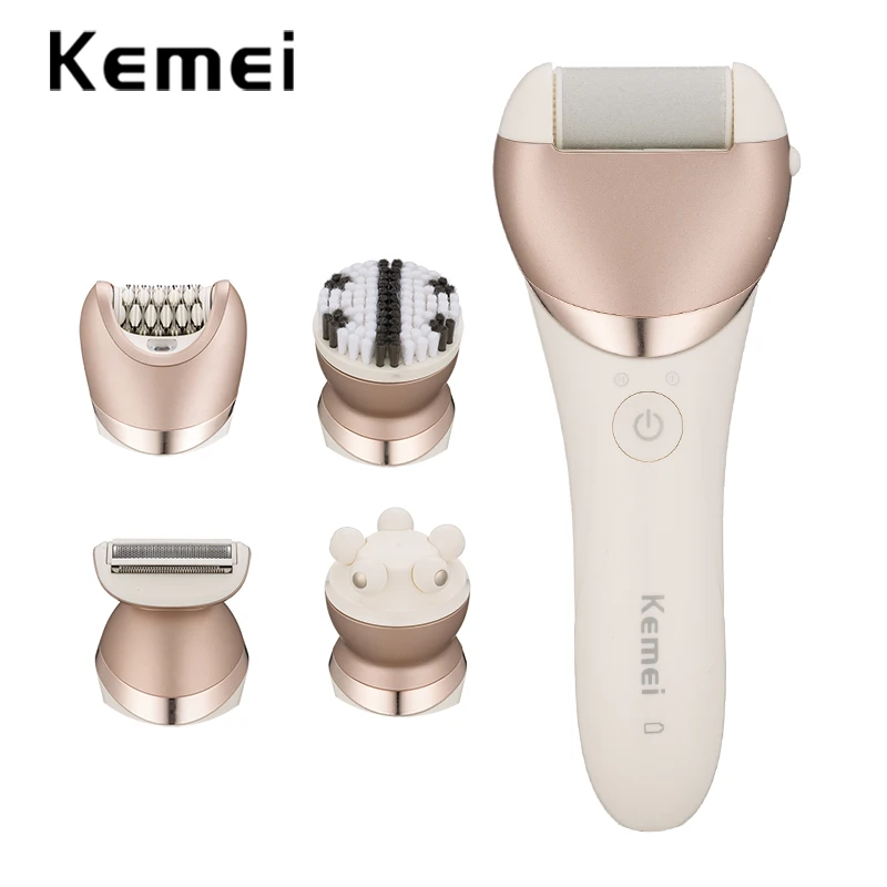 Kemei Electric Callus Remover Women Massager Epilator Electric Shaver Pedicure Tools Foot Care tool lady face brush machine Kemei Electric Callus Remover Women Massager Epilator Electric Shaver Pedicure Tools Foot Care tool lady face brush machine