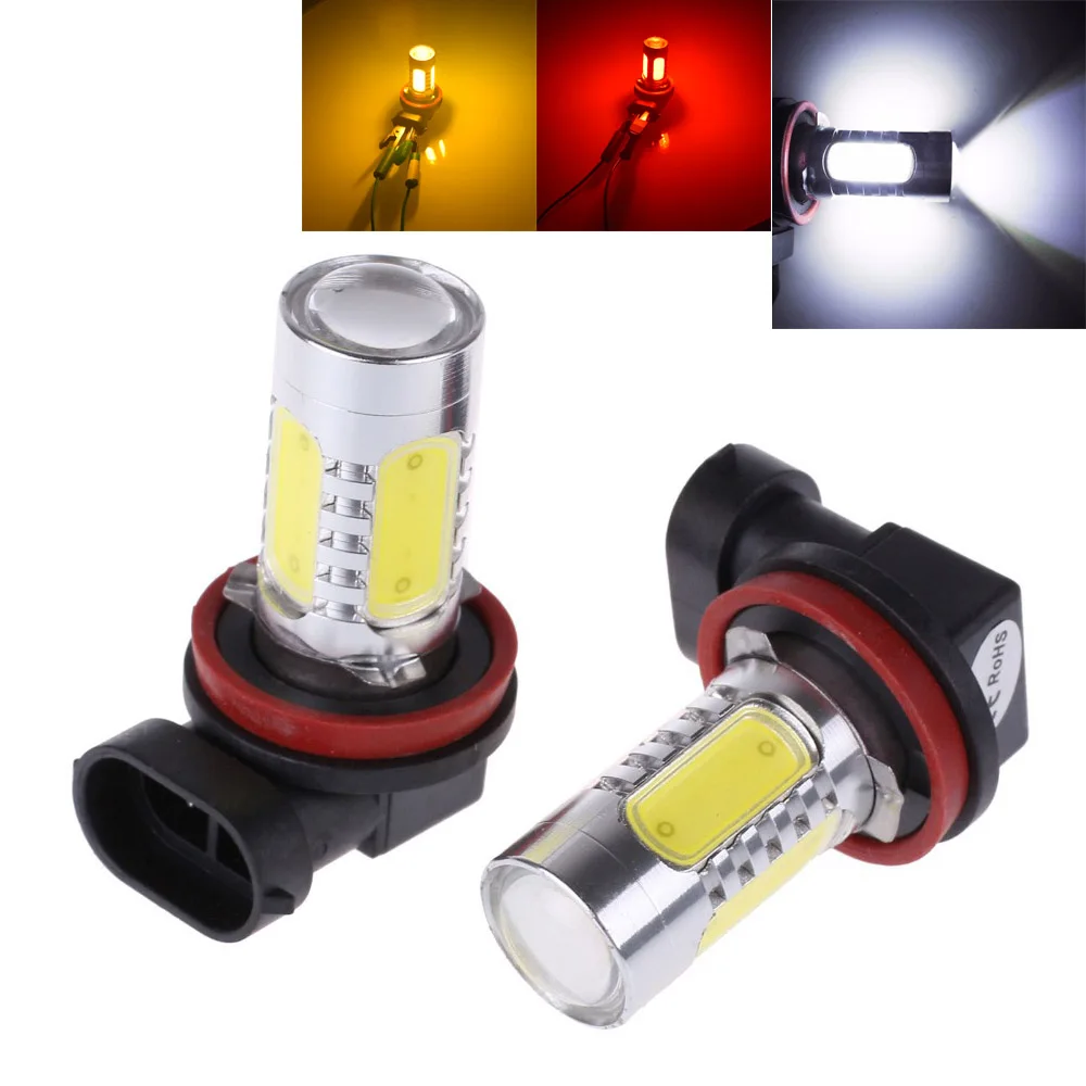 2 шт. белые светодиодные лампы H8 H11|h8 lamp|lamp h11h11 led cob |
