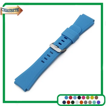 

Silicone Rubber Watch Band for Vector Luna / Meridian 22mm Men Women Resin Strap Belt Wrist Loop Bracelet Black Brown Blue White