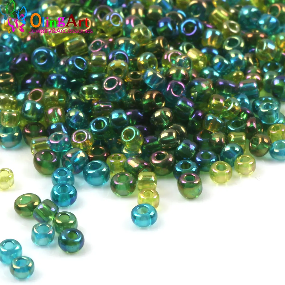 free ship 230pcs Round Glass charm beads 4mm Spacer Bead 7 Colors