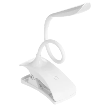 

Flexible LED Reading Light Rechargeable Clip-on Bed Table Desk Lamp Study Beside