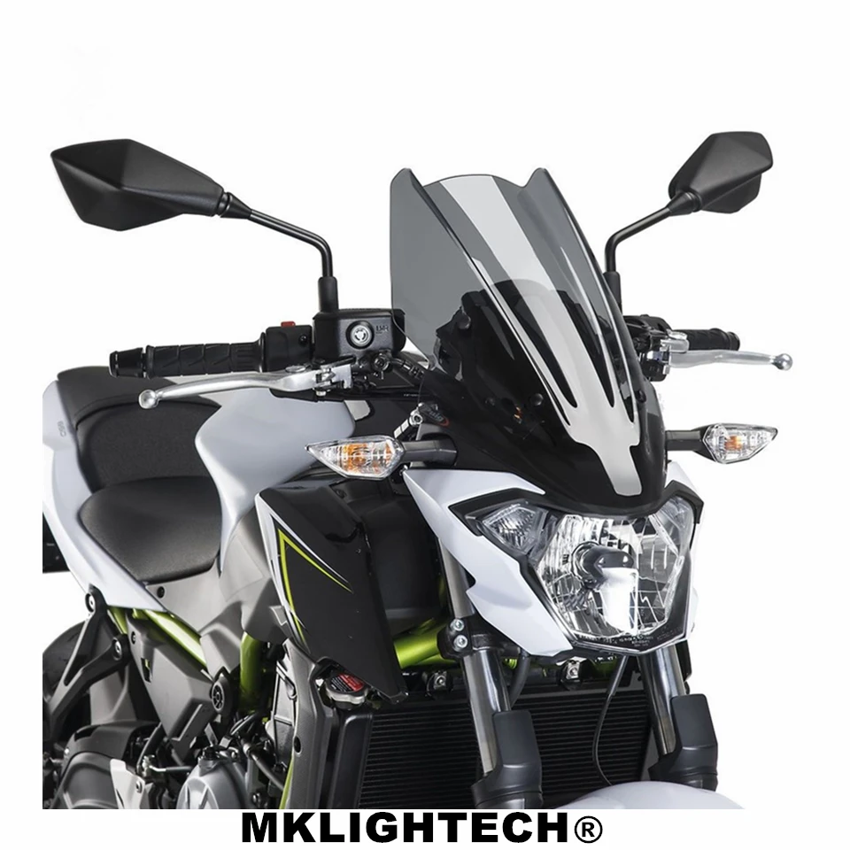 Mklighttech для KAWASAKI Z650 Z 650- мотоцикл ветровое стекло ветровой дефлектор лобовое стекло крышка Солнцезащитный козырек Визер