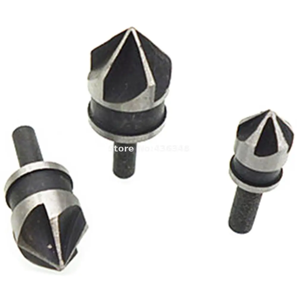 3pc 12mm 16mm 19mm Countersink Power Drill Bit Bore Set Quick Change