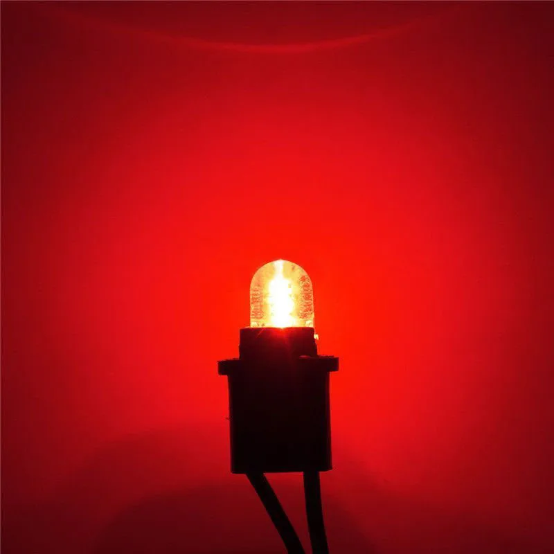 10pcs/lots T10 194 168 W5W COB 8LED Silica Car Dome Licence Plate Light Bulb Red