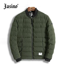 british casual men winter warm coats letter print NY quilted jackets men parkas bomber jackets coats male quilted coats