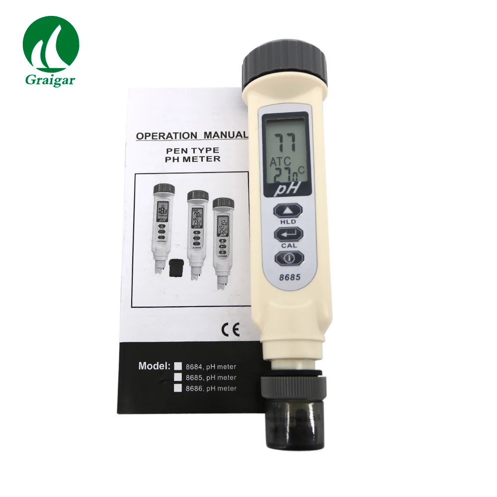 

PH Meter AZ8685 Pen Type PH Meter Water Quality Tester Portable PH/Temperature Dual Display