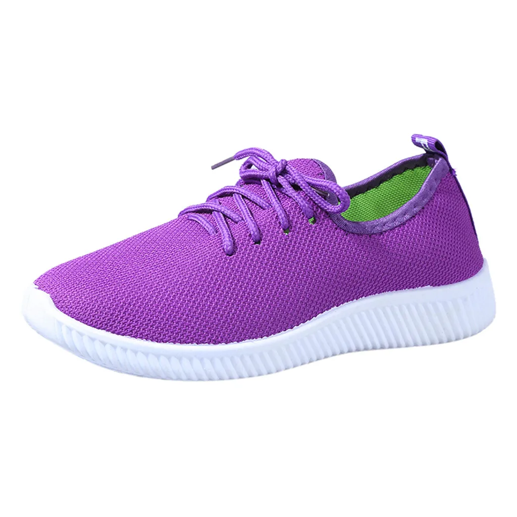 Новая обувь; женская обувь; женские кроссовки; chaussures femme basket femme tenis feminino zapatos de mujer - Цвет: Purple