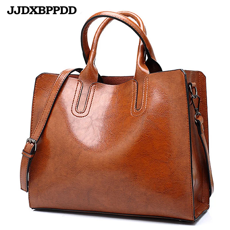 Leather Bags Handbags Women Famous Brands Big Casual Women Bags Tote