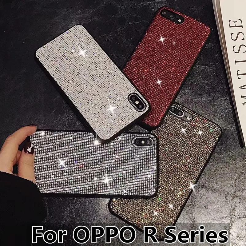 SYCASE New Luxury flash Glitter Shell For OPPO R9 R9s Plus R11 R11s plus R15 r15 Dream Case All-inclusive Anti-knock Cover Women |
