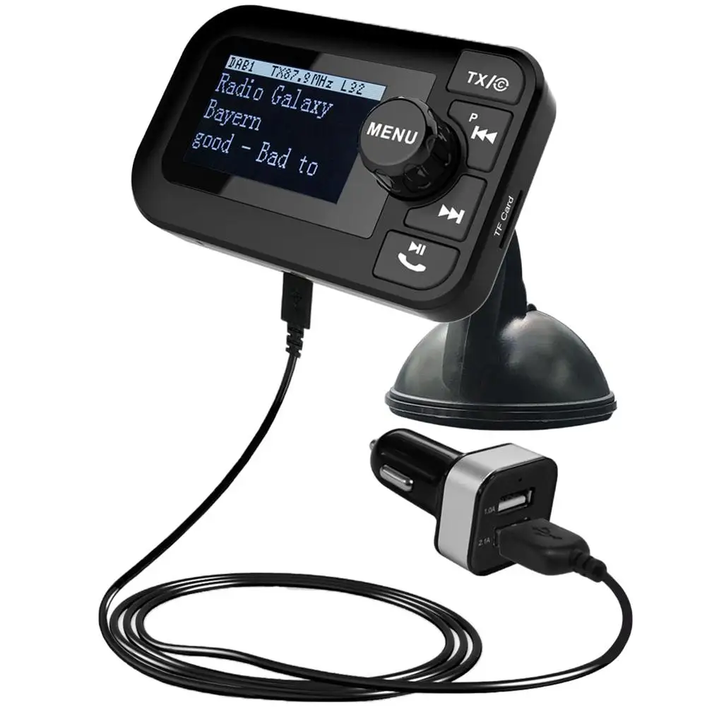 

Improved Fashion Color-screen Car DAB Radio Digital Radio Adapter With Bluetooth Music Streaming
