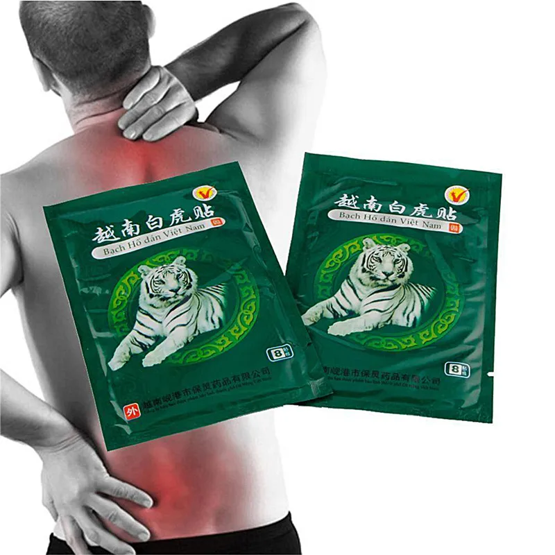 

40PCS/Pack White Tiger Balm Medical Plasters For Joint Pain Neck Pads For Arthritis Knee Joint Patch Pain Relieving Patches Hot