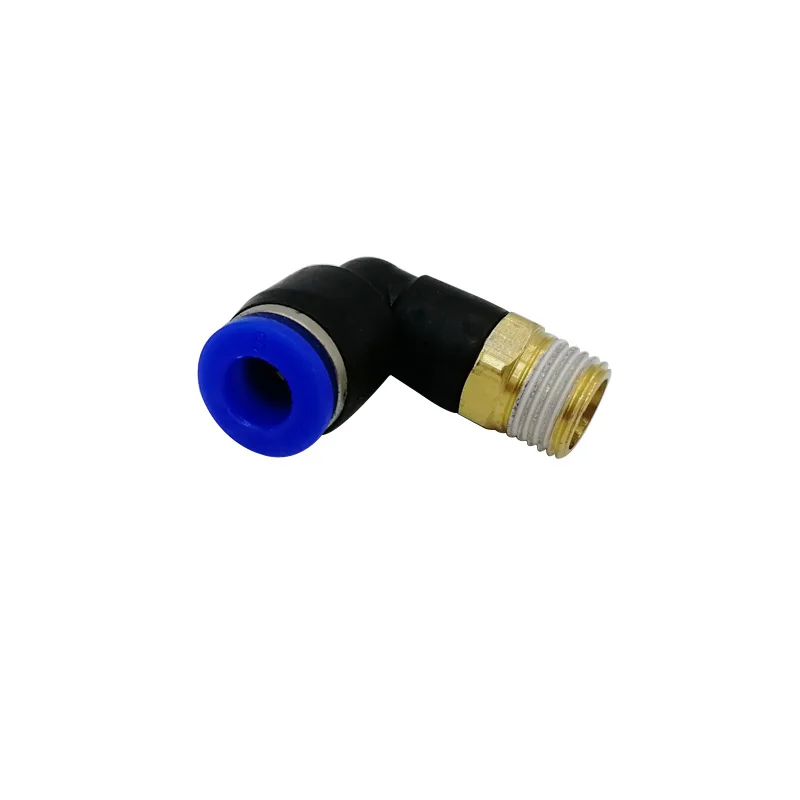 

PL6-01 Pneumatic Connector Fitting 6mm OD Air Hose Tube Push in 1/8" Male Thread L Shape Gas Quick Joint Fittings
