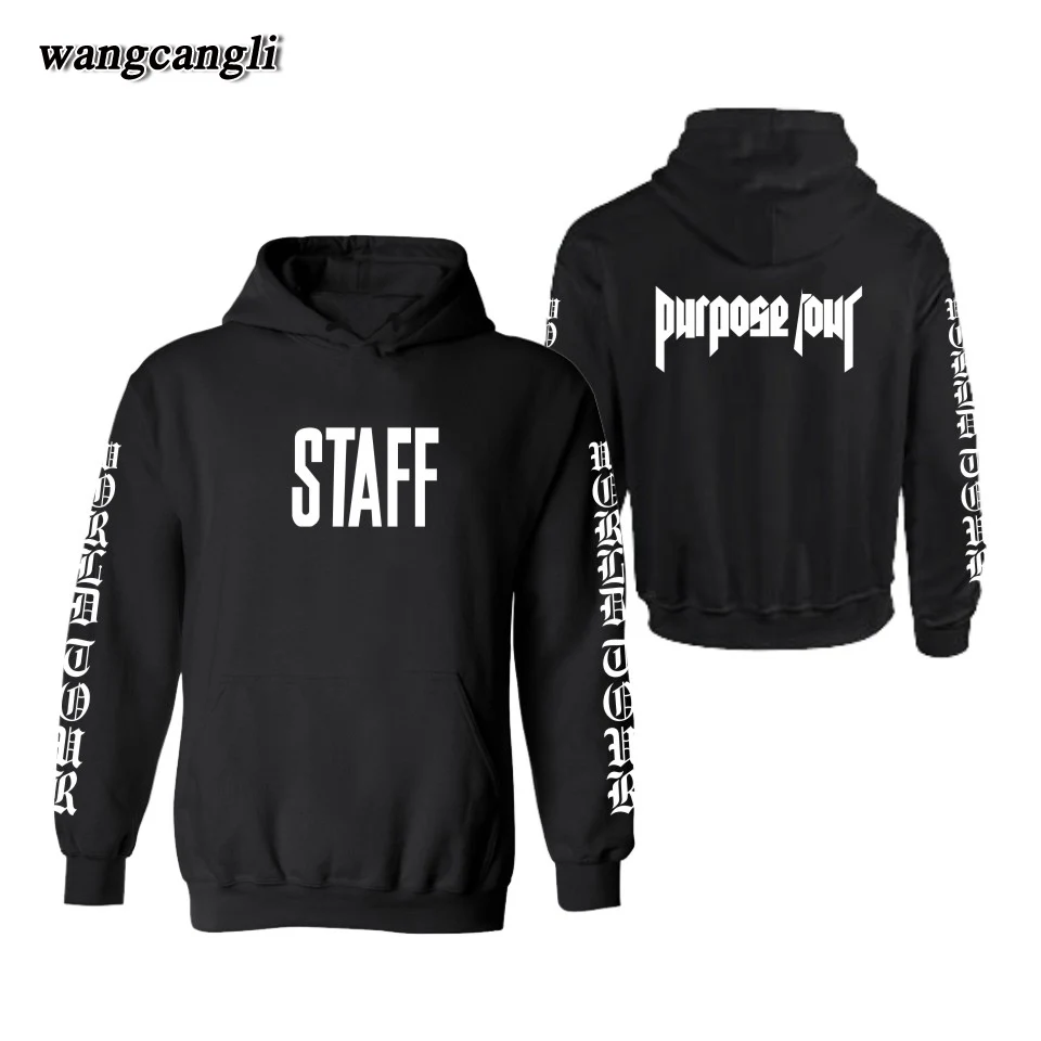 Justin Bieber Purpose Tour Hoodie Sweatshirt Men Autumn Winter Streetwear Men Hoodies Sweatshirts Hip Hop Plus Size Jacket Coat