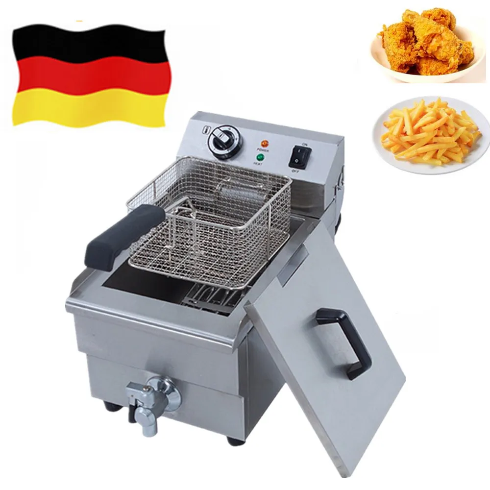 

Commercial Household Frying Machine Electric Fried Chicken French Fries Potato Deep Fryer with CE approved