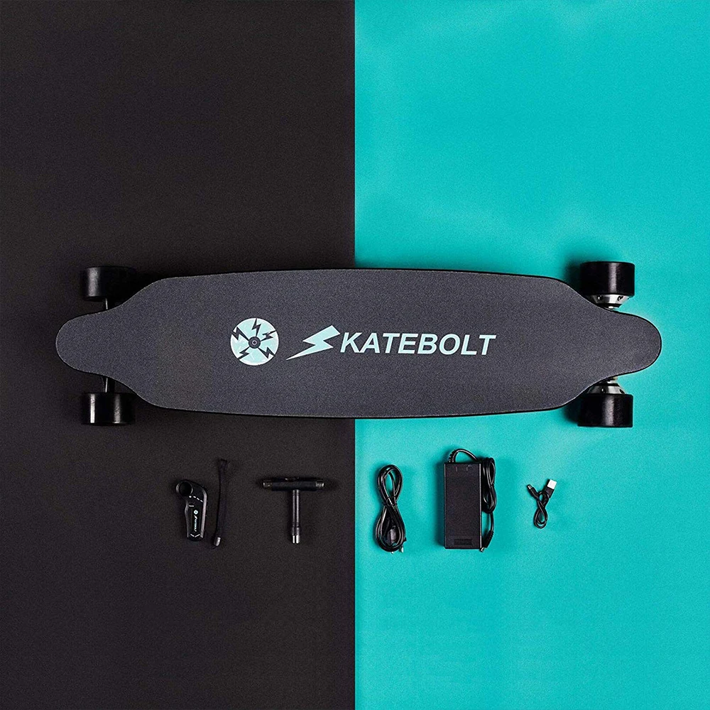 Best Price Cyrusher SKATEBOLT S2 Tornado RC Electric Skateboard 2 Drive Motors 18.6 Miles Range 25 MPH with Remote Controller