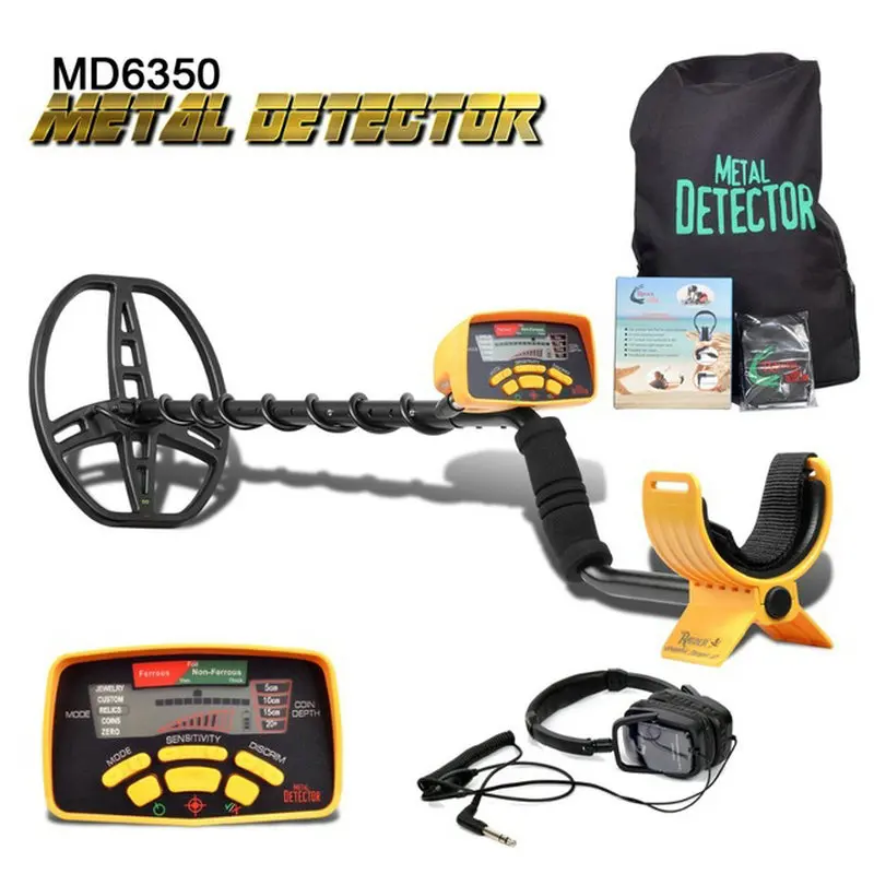 Портативный подземный промышленный металлоискатель MD6350 с регулируемой длиной