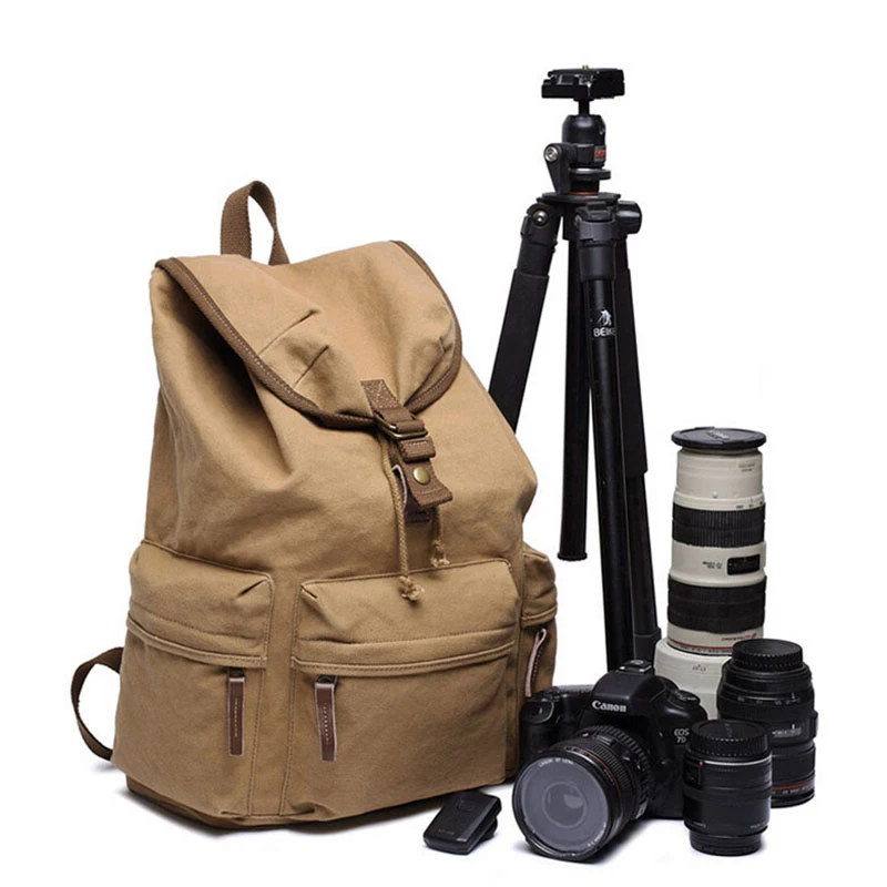 Waterproof Canvas DSLR SLR Camera Backpack Rucksack Bag Shockproof Photography Shoulder Case for Nikon Digital Camera Video Waterproof Canvas DSLR SLR Camera Backpack Rucksack Bag Shockproof Photography Shoulder Case for Nikon Digital Camera Video