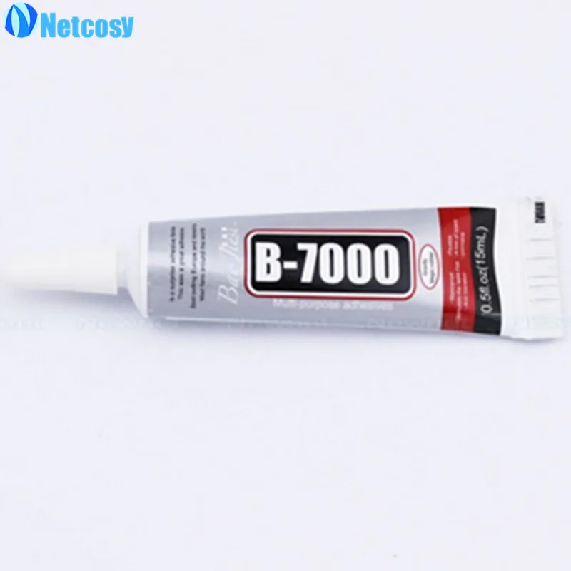 Netcosy 15 mL B-7000 متعددة الأغراض لاصق الهاتف ملصقا لصق diy لمس سوبر Loca الغراء للجوال الأوسط الإطار و LCD الزجاج