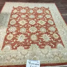 8'X10' 70 линий, ручная работа, Узелок, шерсть, Восточный ковер, ручная работа, античный ковер